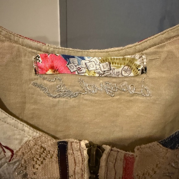 Desigual Multicolor Patchwork Mini Dress - Picture 6 of 6